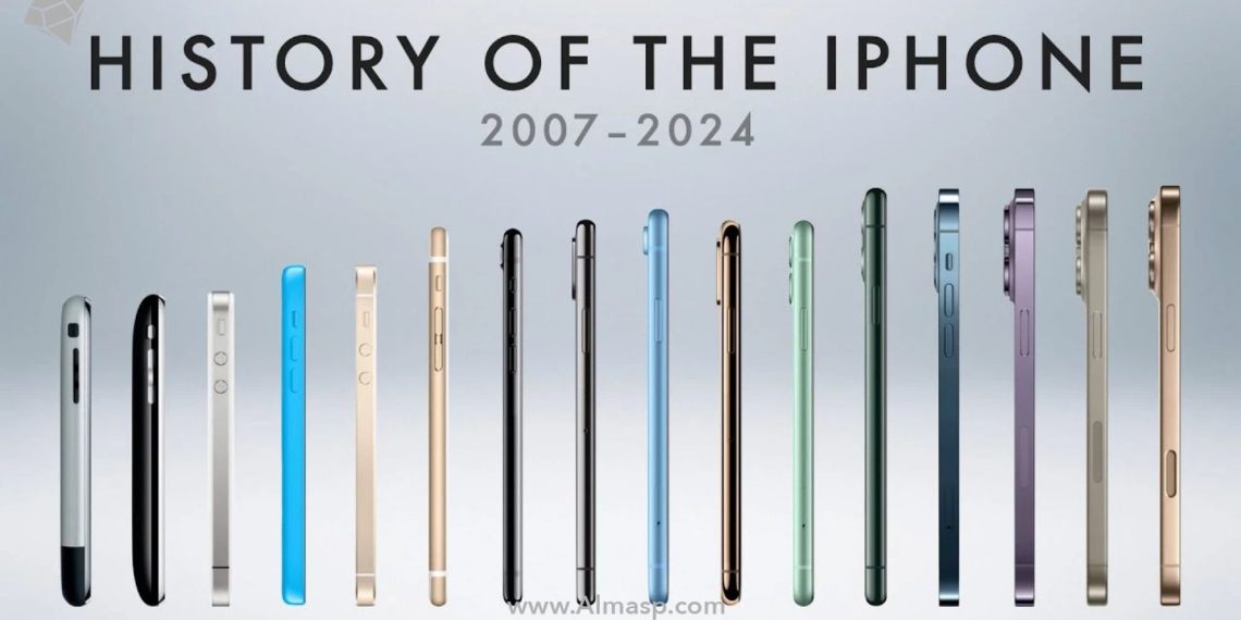 تاریخچه آیفون از 2007 تا 2024